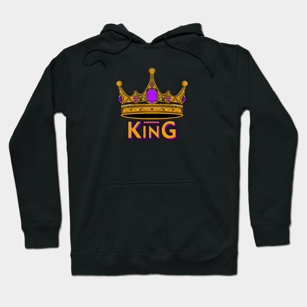 KING CROWN Hoodie by DMD Art Studio